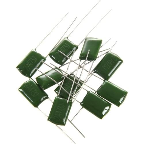 10 Pieces 0.047/2A473J Capacitors Diy For Electric Guitars Bass Tone Caps Green