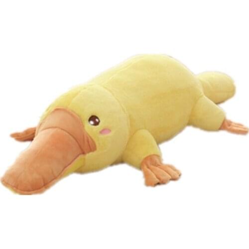 Dorimytrader Cute Cartoon Duck Plush Toy Giant Stuffed Animal Yellow Ducks Doll Pillow for Children Friend Gift Deco 100cm 120cm