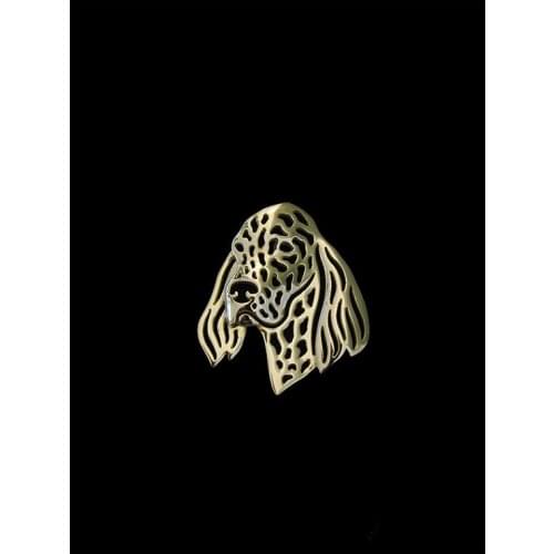 Trendy cute personalized English Setter brooches dog fashion jewelry