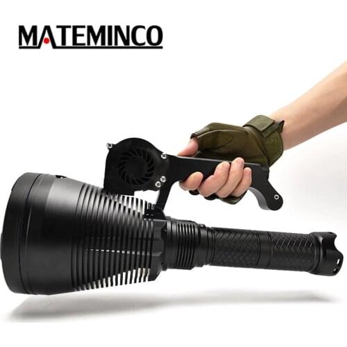 MATEMINCO MT90 Plus Super Powerful Flashlight Kit SBT90.2 LED max 7500 lumen long beam distance 3162M search hunt Torch