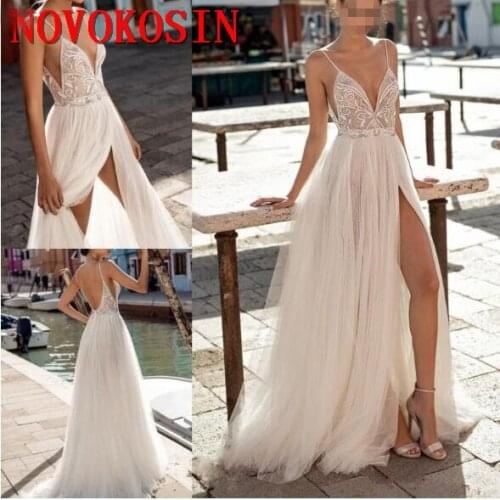 Пляжные свадебные платья NOVOKOSIN China At AliExpress