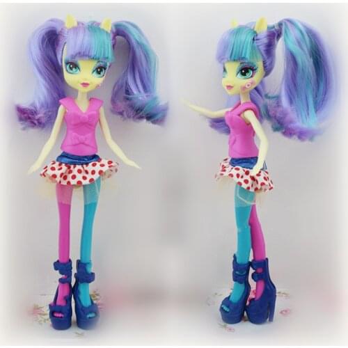 23CM Original Candy girl Two braids Doll horse Girls toys Best Gift for Girl anime toy