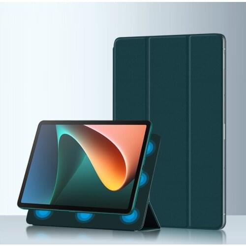 Strong Magnetic Adsorption Case for Xiaomi Mi Pad 5 Pro 11 MiPad5 2021 Cover Smart Ultra Thin 3-Folding Funda Tablet Shell Skins