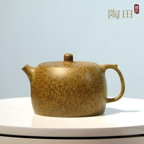 Craftsmans Handmade purple clay teapot, pine high temperature kiln, Gulong kiln, ancient method of firewood burning