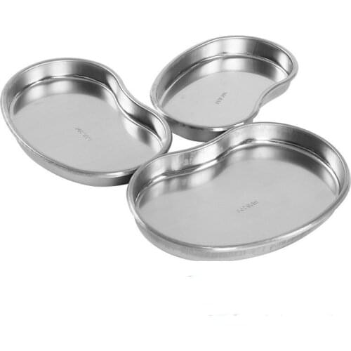 Silver Tattoo Tray Surgical Disinfection Bending Plate For Dental Eyebrow Lip Tattoo Sterilization Tool Cosmetic Tattoo Accesory