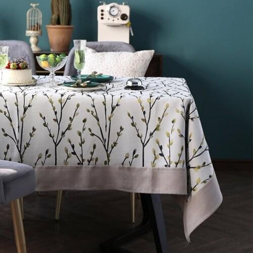 Rustic Printed Tablecloth Rectangular Square Dining Table Cover for Party Event Fabric Coffee Tea Table Cloth Decoration 150x220