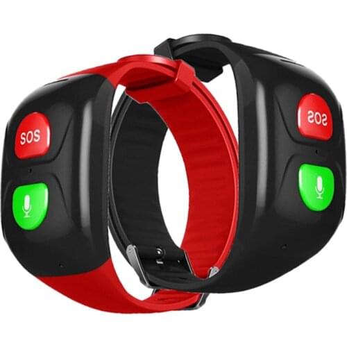 Old Men Women GPS Safe Tracker Bracelet SOS Call Heart Rate Wristband Waterproof Sport Smart watch