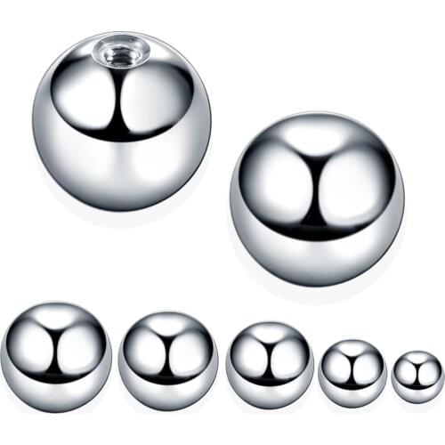 100Pcs/Bag The Latest Fashion In Europe and America Thread Ball Ball Stainless Steel Jewelry Accessories