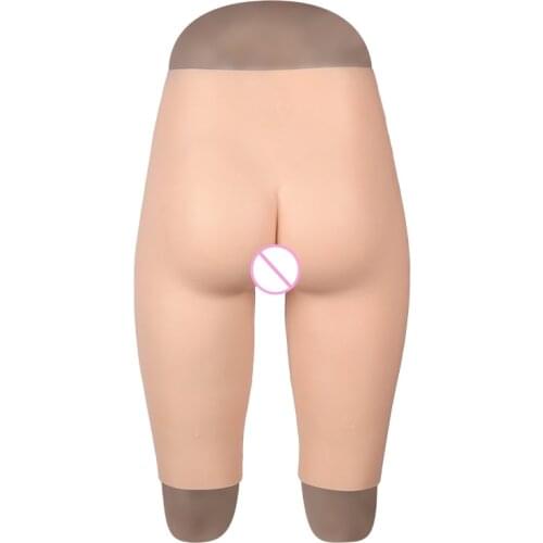 Enhancer Hip 1G Fifth Cropped Silicone Realistic Vagina Panty Shemale Crossdresser Pussy Pants Transgender Artificial Sex Fake
