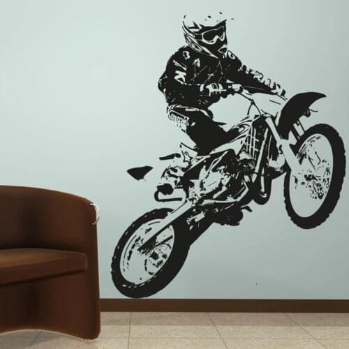Bicycle Decoration, Car Vinyl Wall Stickers, Motorcycle Vinyl Decals, Cross-country Motorcycles, Mens Murals With Sunglasses