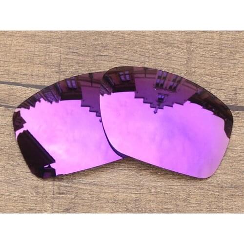 Vonxyz Violet Mirror Polarized Replacement Lenses for-Oakley Big Taco Frame