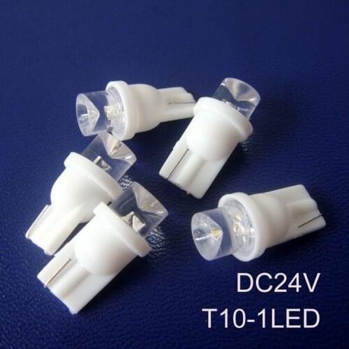 High quality 24V T10 194 168 led car Instrument lamp w5w auto led 24VDC T10 auto lamps free shipping 100pcs/lot