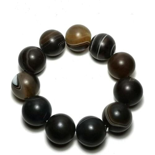 YIZHU CULTUER ART Collection Old China Natural Agate Carving Bracelet Decoration Wonderful Gift