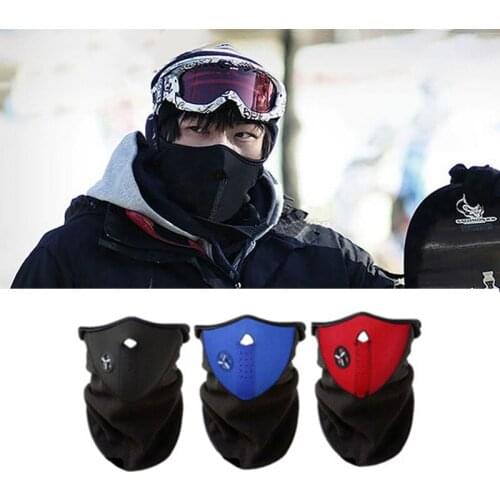 1PC Skiing Face Scarf Men Women Warm Skiing Mask Neck Guard Protection Cycling Hiking Motorcycle Scarves Windproof Thicken
