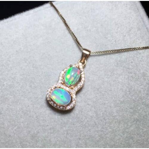 100% NATURAL ETHIOPIAN WELO FIRE OPAL CABOCHON PENDANT