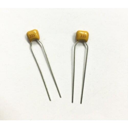 100PCS/LOT DIP-2 Monolithic capacitors 335 3.3uf 50v 5.08mm