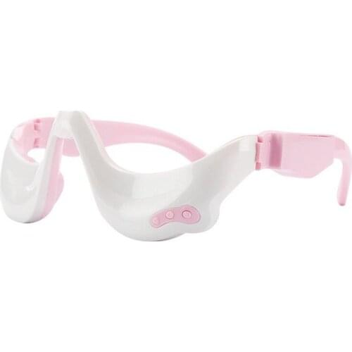 3D EMS Micro-Current Pulse Eye Relax Massager Heating Therapy Acupressure Fatigue Relief Wrinkle Reduction Blood Circulation