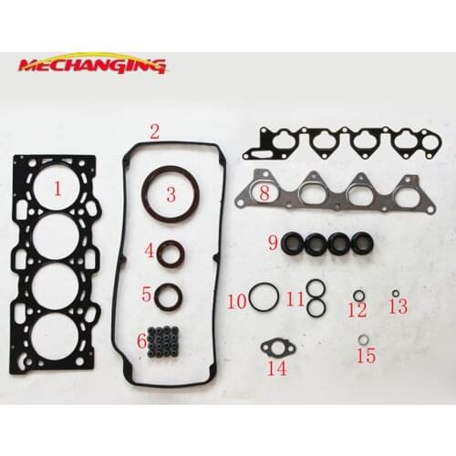 4G93 FOR MITSUBISHI PAJERO PININ 1.8 (H76W, H66W) Metal Engine Rebuild Kits shim Full Set Engine Gasket 50239100