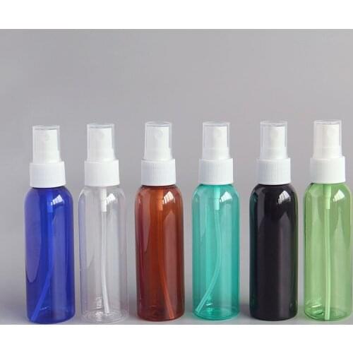 60ml X 50 Spray Empty Bottles For Perfumes 60cc PET Clear Container With Sprayer Pump Fine Mist Spray Bottle Cosmetic Packing