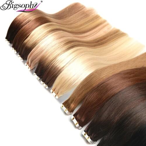 BIGSOPHY Hair For Tape Extensions