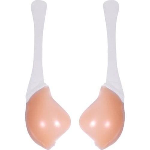 Bra Stealth Adhesive Backless Silicone Bra Invisible Push Up Sexy Strapless Breast Enhancer for Women Lady Nipple Cover