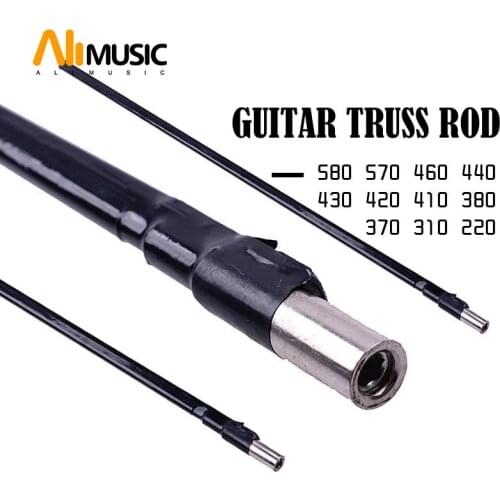 Double Way Double Course Guitar Neck Truss Rod A3 Steel Diameter 9mm 220/310/370/380/410/420/430/440/460/570/580mm