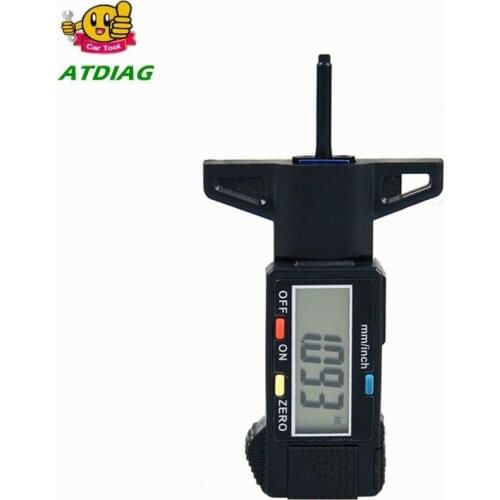 Newest Digital Tyre Depth Gauge Tread Checker Motorbike Tire Tester Car Brake Shoe Wear Gauge