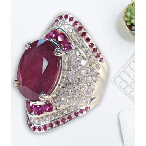 Hot Fashion Exaggerated Natural Ring Full Rhinestone Rings Women 6 7 8 9 10 Jewelry Gift