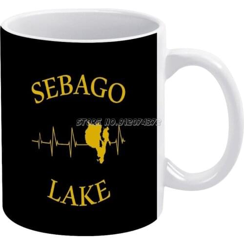 Lake Main Lake Heartbeat Coffee Mugs Ceramic Tea Cup Milk Mug Warmer Personalized Friends Birthday Gift Lake Lake Lake Main Lake