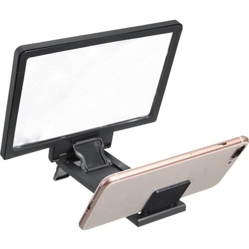 Compitable For Smart Cell Phone Stand Holder Screen Magnifier 3D Video Amplifier Foldable For Mobile phone Holders Stands