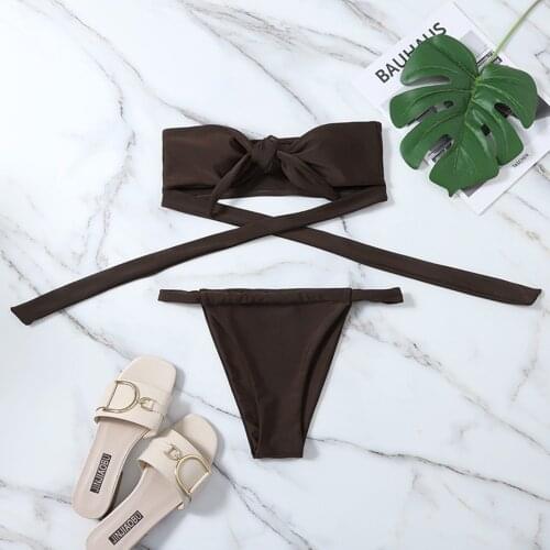 #L0 Swimwear Women Push Solid Color Bikini Set Low Waist Sexy And Comfortable Swimsuit Beachwear Bikini Купальники Женские