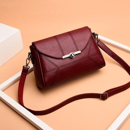 HOT SALE Classic PU Womens Shoulder Bags Womens Flap Crossbody Bag Famous Brand Designer Ladies Shoulder Messenger Bags