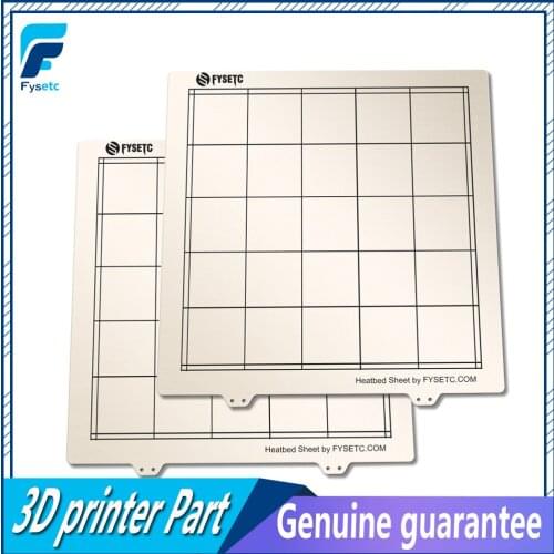 2pcs New 300 * 300mm Spring Steel Sheet Heat Bed Platform 3D Printer Printing Buildplate For TEVO Tornado Lulzbot Taz6 Printer