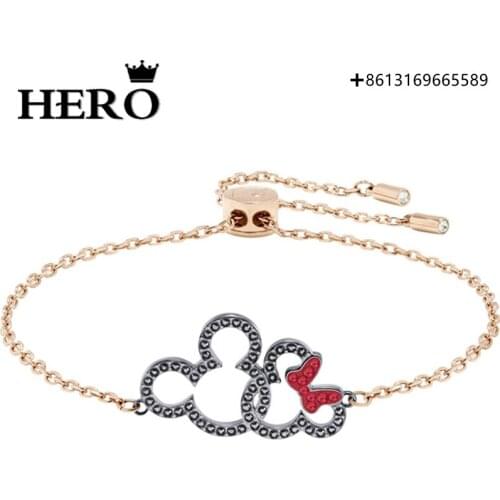 HERO Original Reprint High Quality 1:1 SWA Rice Rose-Plated Gold Shrink Bracelet With Logo Envelope