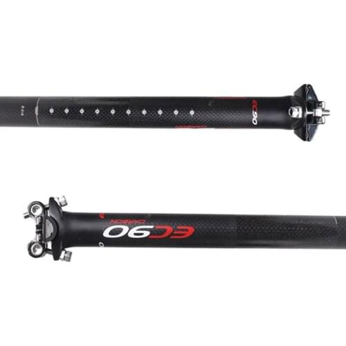 EC90 New Mountain& Road 3K Full Carbon Fibre Bicycle Seatpost Carbon Bike Seatposts MTB Bike Parts 27.2/30.8/31.6*350mm