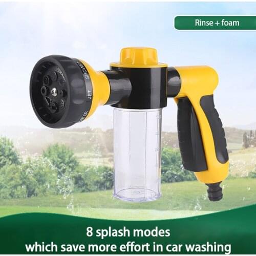 Portable Household High Pressure 3 Grade Auto Foam Water Gun Car Washer Sprayer Cleaning Tool Gardening Flowers Watering Tool