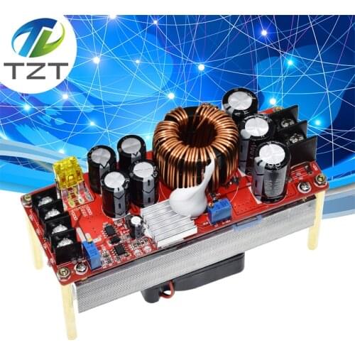 DC-DC 1500W 30A Voltage Step Up Converter Boost CC CV Power Supply Module Step Up Constant Current Module DC-DC 10-60V to 12-97V