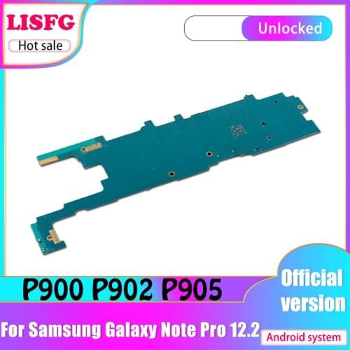 Unlocked Original Good Tested For Samsung Galaxy Note Pro 12.2 P900 P901 P905 motherboard with full chip mainboard logic board