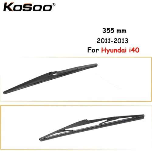 KOSOO Auto Rear Car Wiper Blade For Hyundai I40,355mm 2011-2013 Rear Window Windshield Wiper Blades Arm,Car Accessories
