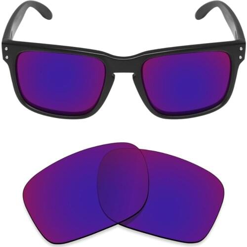 MRY Replacement Lenses(Lenses Only) for-Oakley Holbrook OO9102 Sunglasses - Blue Orchid