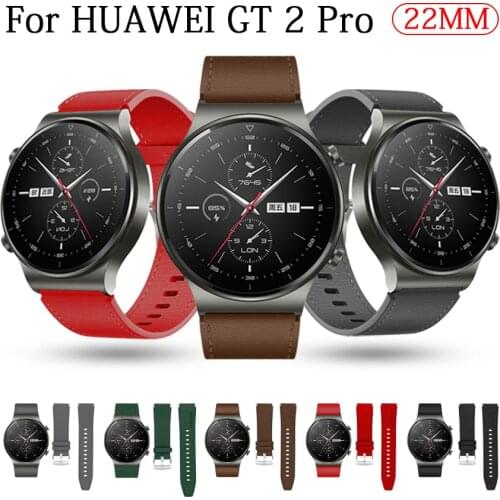 Sports Strap For Huawei Watch GT 2 Pro Official Style Soft Leather Band Business Wristband for huawei gt2 pro gt2 Bracelet band