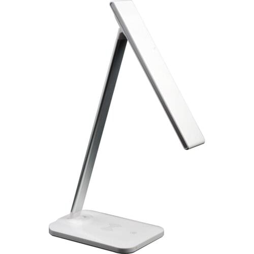 USB Charging LED Desk Table Lamp 5W Qi Wireless Phone Charger Night Reading Light Touch Switch Desk Lamps 3 Modes Desk