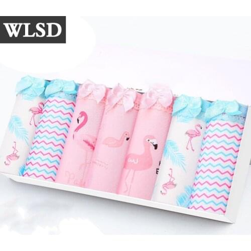 Panties 7Pcs/lot Women Cotton Soft Briefs Underwear Sexy Everyday Breathable Lady Cute Underpants Plus Size4XL Intimates