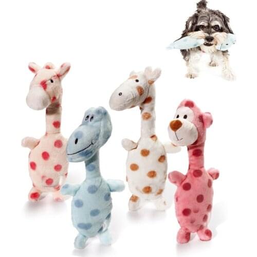 Funny Cute Solid Plush Dog Toys Puppy Cat Pet Interactive Toys For Small Or Large Dog Bite Resistant Chew Squeaker Puzzle Toys