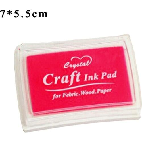 1Pcs Multicolor Oil Based Ink Pad Paper Scrapbooking Supplies Inkpad Printing Ink/Sponge/Plastic DIY Handmade Craft