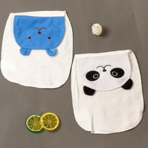 2 Pieces 1 Set Of Baby Embroidery Cartoon Sweat Towels