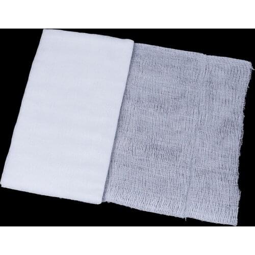 2 Yards 23.5cm Fabric Cotton Cloth Bleached Gauze Cheesecloth For Cheese Cloth Absorbent Gauze Cheese Baking Pastry Tools