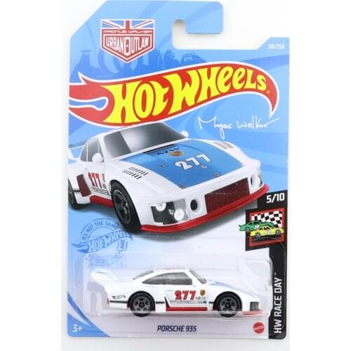 2021-58 Hot Wheels PORSCHE 935 Mini Alloy Coupe 1/64 Metal Diecast Model Car Kids Toys Gift