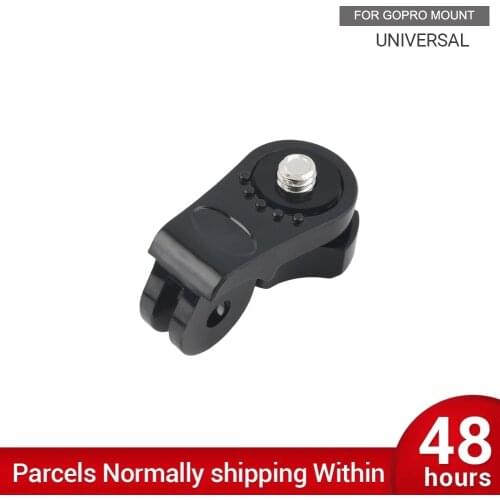 Action Camera Adapter Bridge Mount for Xiaoyi Yi Mounts 1/4 inch Screw Hole for Sony DJI SJCAM Mini Cam Sports Cameras HDR