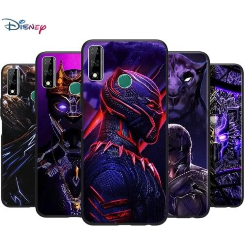 Black Soft Marvel Black Panther For Huawei Y9S Y6S Y8S Y9A Y7A Y8P Y7P Y5P Y6P Y7 Y6 Pro Prime 2020 2019 Phone Case